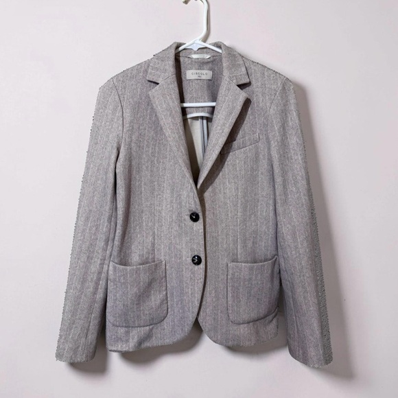 Circle 1901 Classic Women's Gray Blazer in size UK 10 - Picture 5 of 12